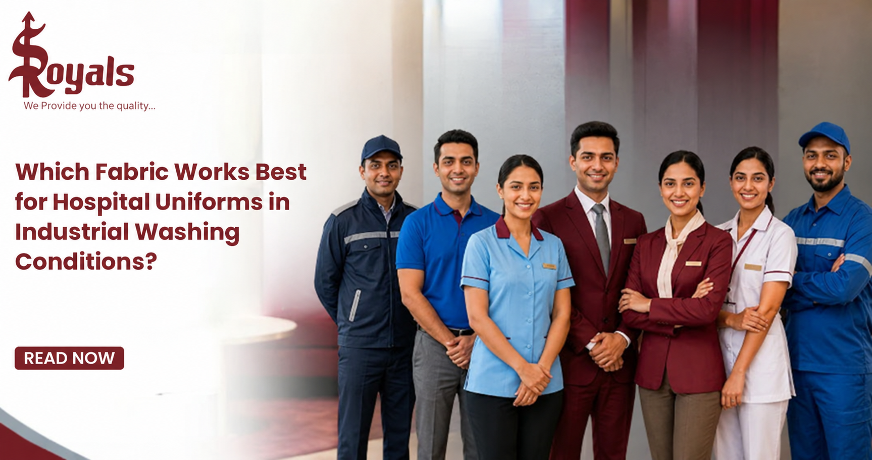 Fabric Works Best for Hospital Uniforms in Industrial Washing